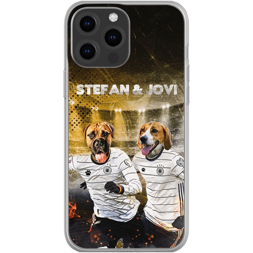 &#39;Germany Doggos&#39; Personalized 2 Pet Phone Case