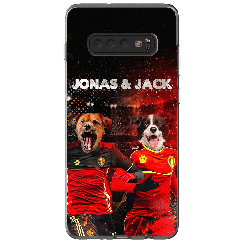 &#39;Belgium Doggos&#39; Personalized 2 Pet Phone Case