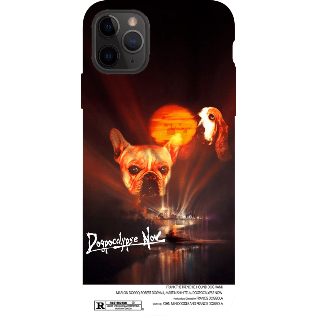 &#39;Dogpocalypse Now&#39; Personalized 2 Dog Phone Case