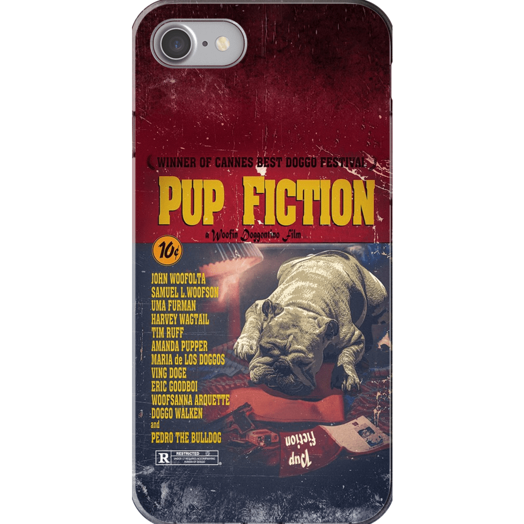 &#39;Pup Fiction&#39; Personalized Phone Case