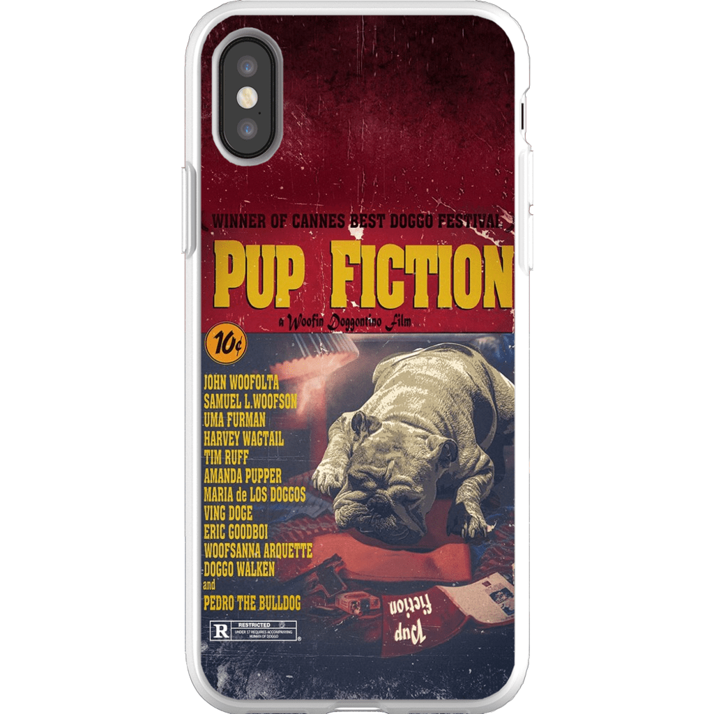 &#39;Pup Fiction&#39; Personalized Phone Case