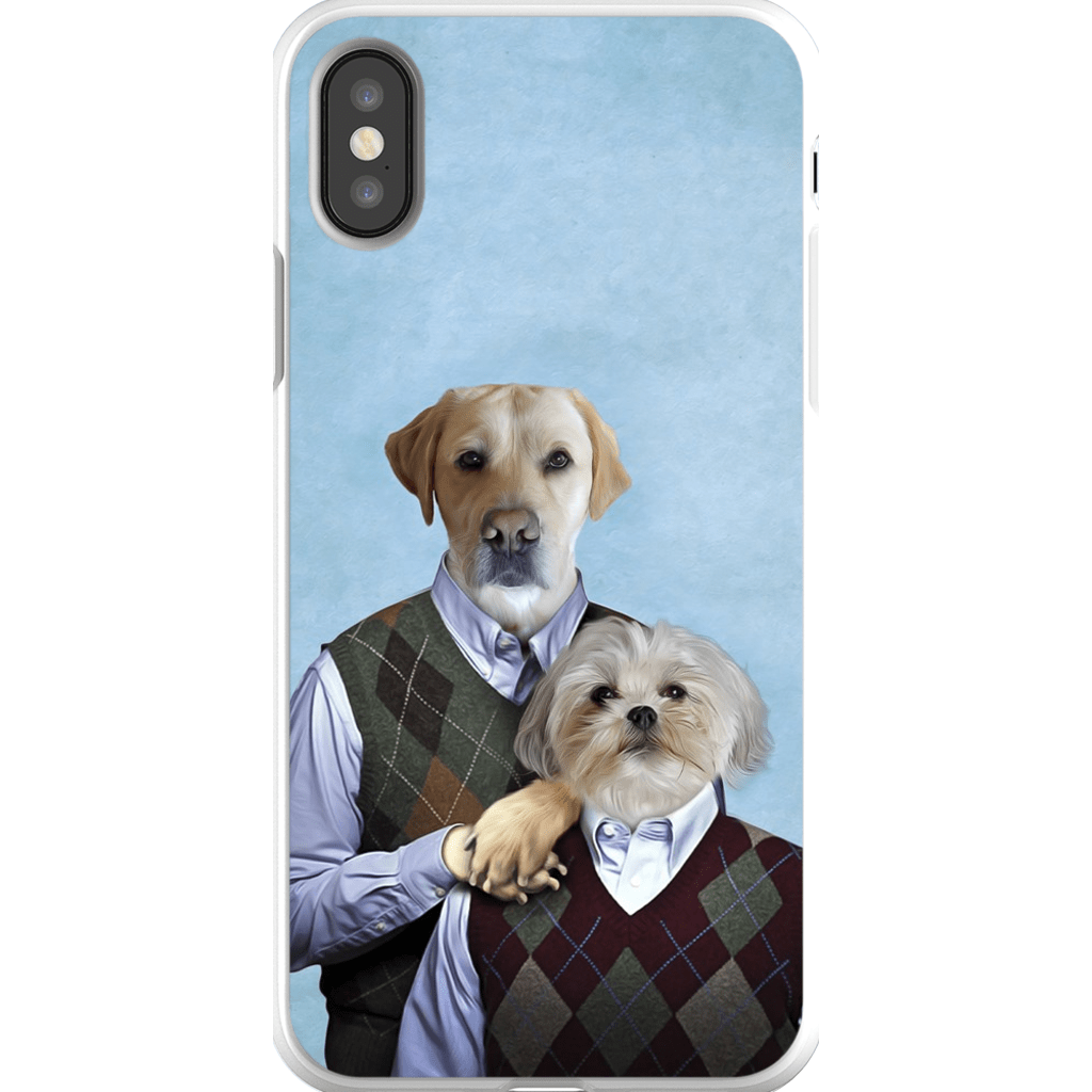 &#39;Step-Doggos&#39; Funda personalizada para teléfono con 2 perros