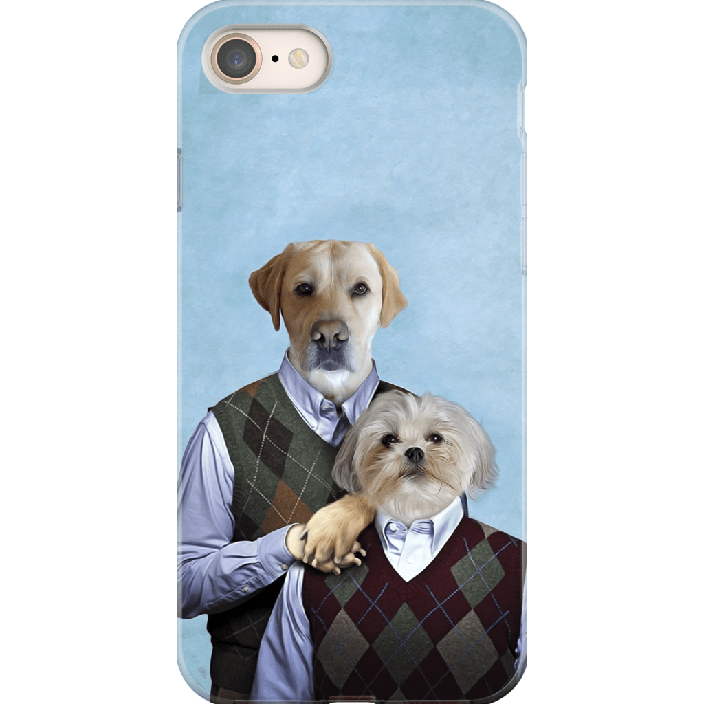 &#39;Step-Doggos&#39; Funda personalizada para teléfono con 2 perros