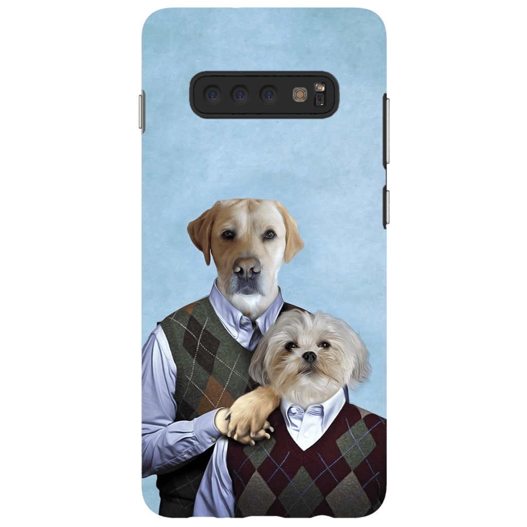 &#39;Step-Doggos&#39; Funda personalizada para teléfono con 2 perros