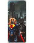 'Superdog & Batdog' Personalized 2 Pet Phone Case