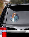 1980's Lazer Portrait Custom Pet Decals (1 - 4 Pets)