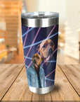 '1980s Lazer Portrait' Personalized Tumbler