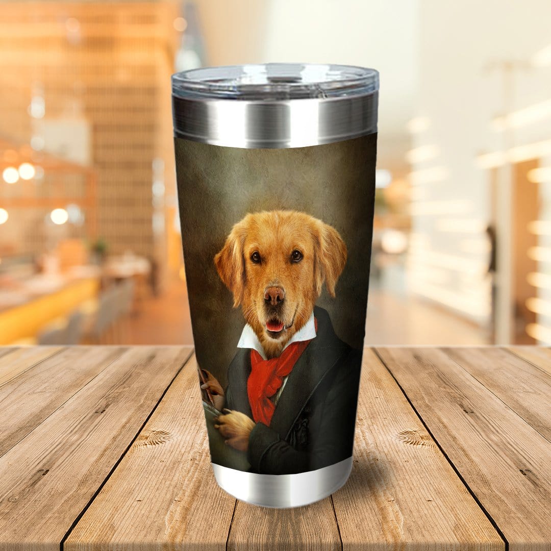 &#39;Dogghoven&#39; Personalized Tumbler