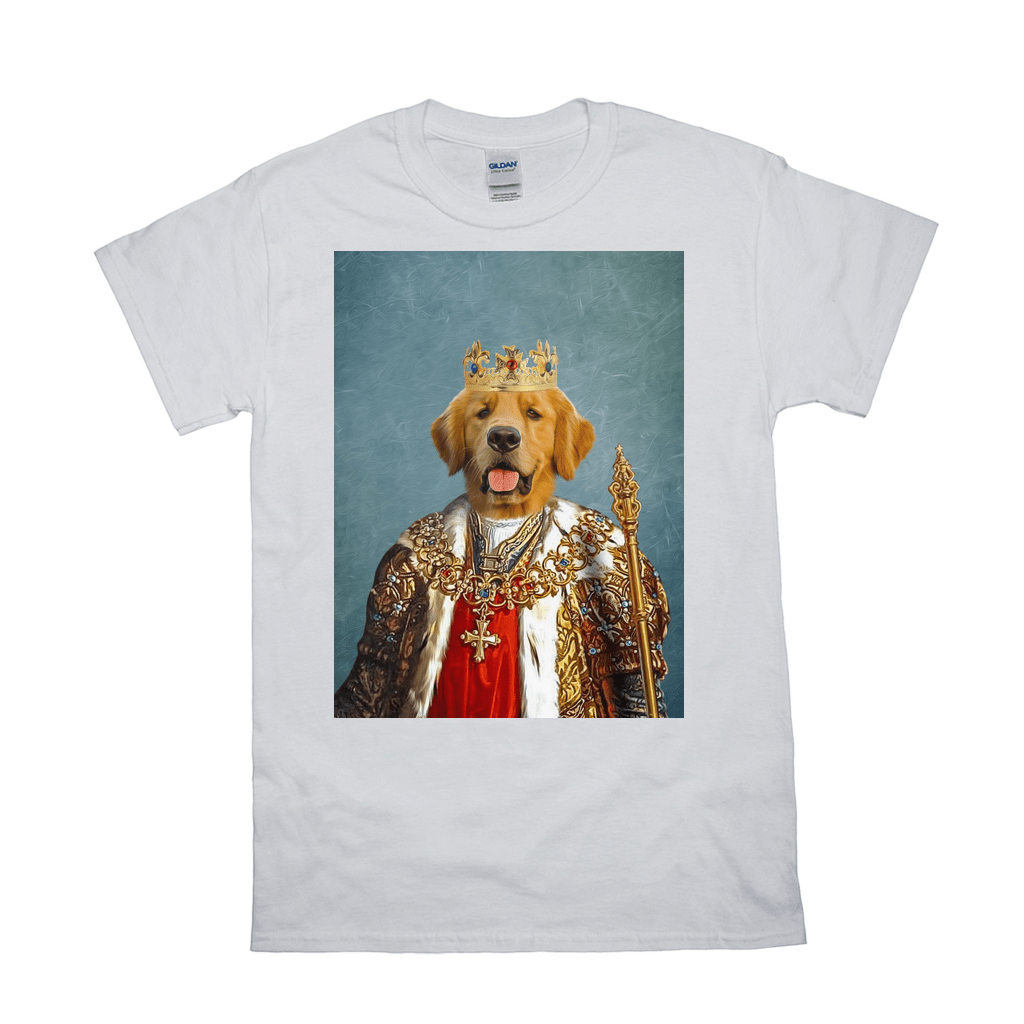 &#39;The King&#39; Personalized Pet T-Shirt