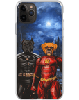 'Batdog & Flash Doggo' Personalized 2 Pet Phone Case