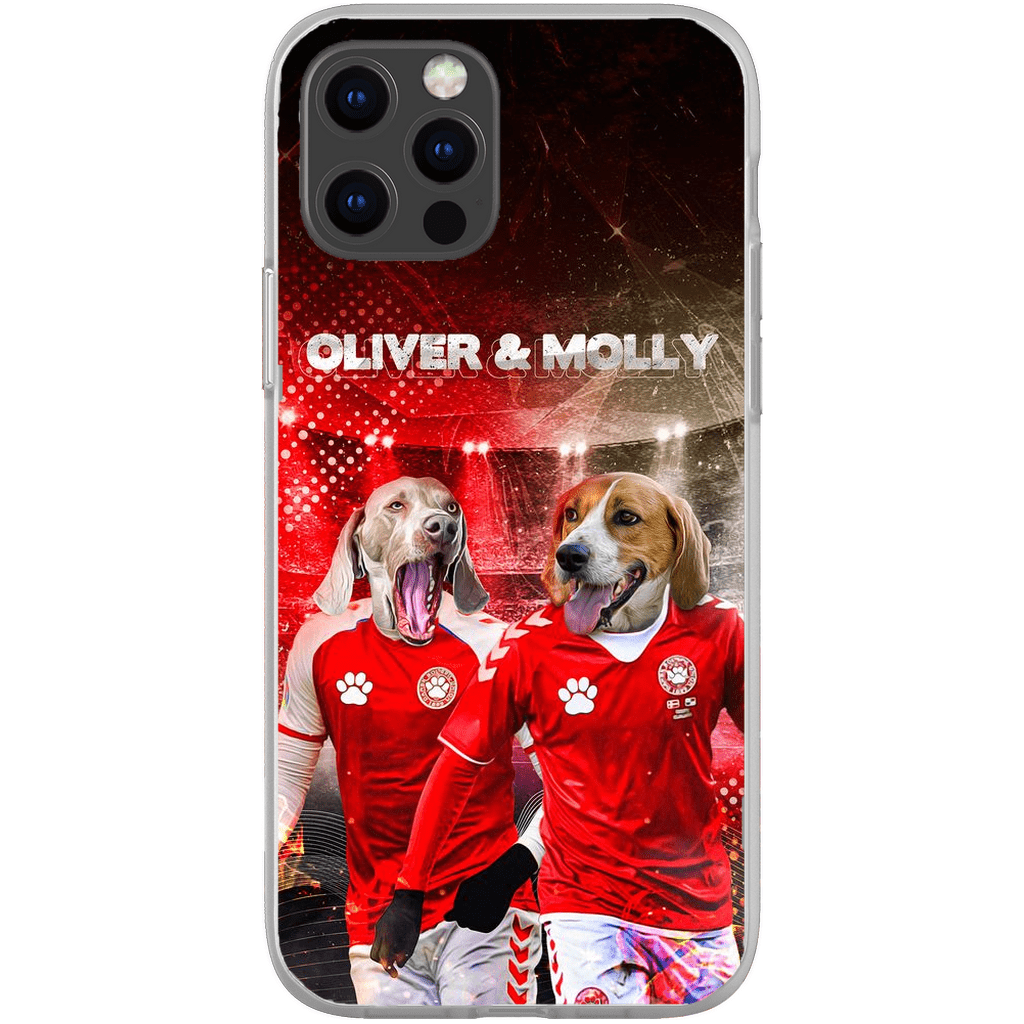 &#39;Denmark Doggos&#39; Personalized 2 Pet Phone Case