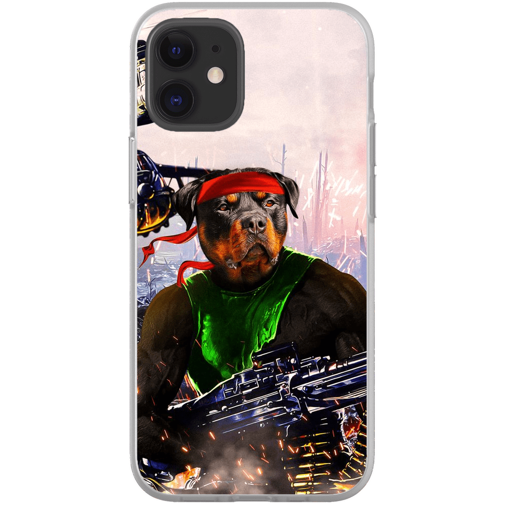 &#39;Rambo Doggo&#39; Personalized Phone Case