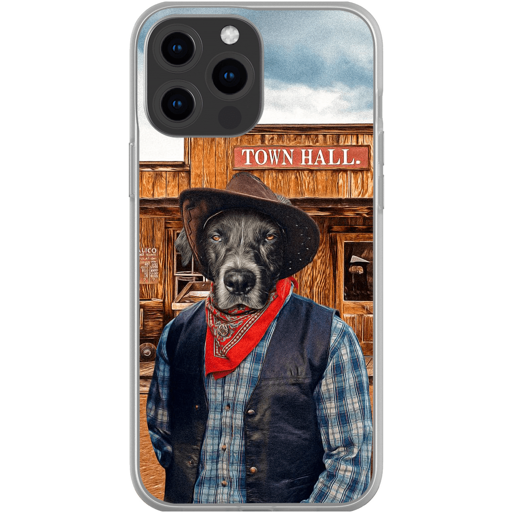 &#39;The Cowboy&#39; Personalized Phone Case