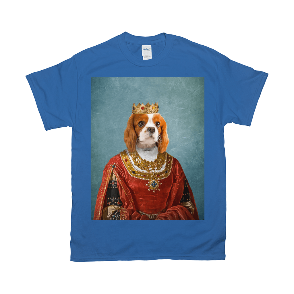 &#39;The Queen&#39; Personalized Pet T-Shirt