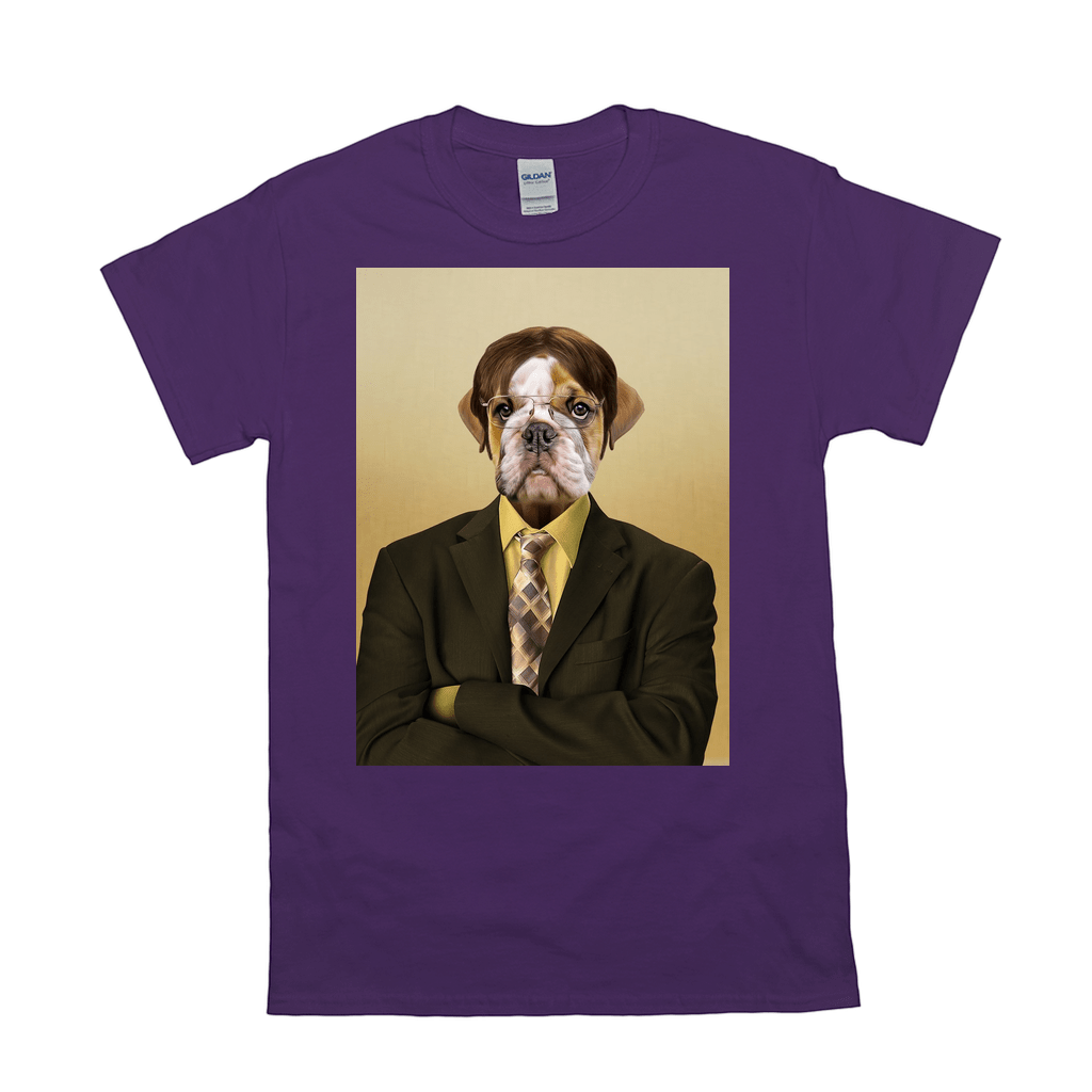 Camiseta personalizada para mascotas &#39;Dwight Woofer&#39; 