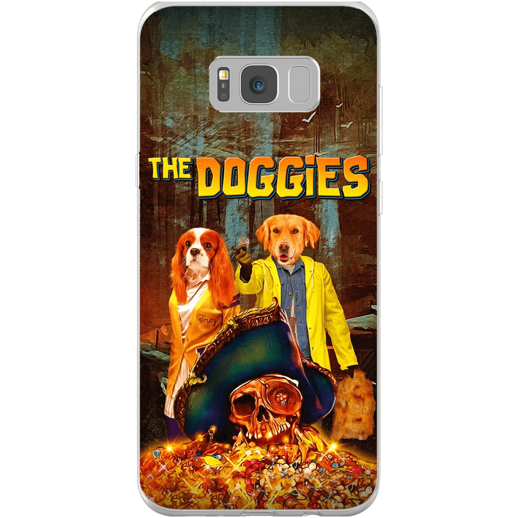 &#39;The Doggies&#39; Personalized 2 Pet Phone Case