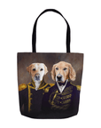 'The Admiral and the Captain' Personalized 2 Pet Tote Bag