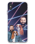 '1980s Lazer Portrait Pet(Female)/Human(Male)' Personalized Phone Case