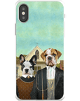 'American Pawthic' Personalized 2 Pet Phone Case