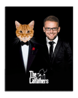 'The Catfathers' Personalized Standing Canvas