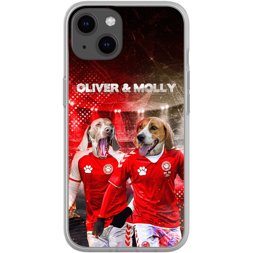 &#39;Denmark Doggos&#39; Personalized 2 Pet Phone Case