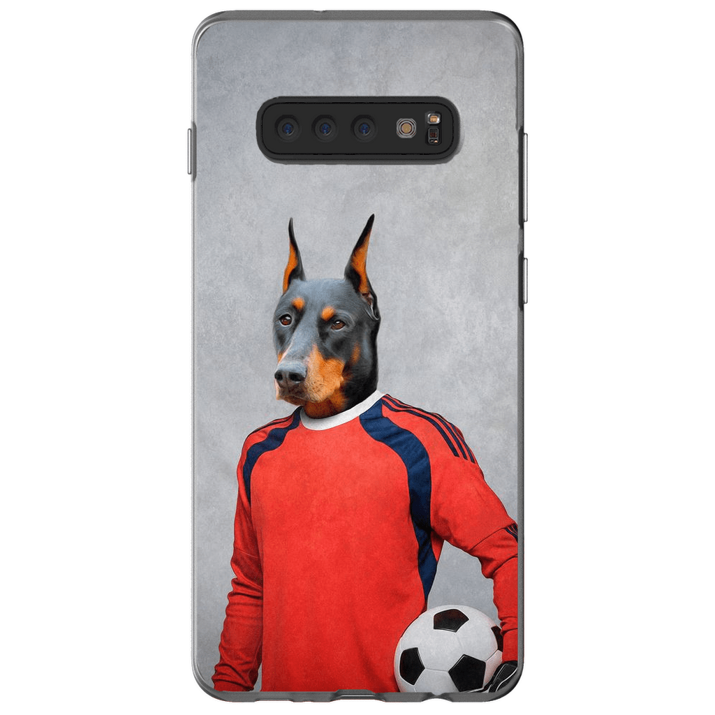 &#39;The Soccer Goalie&#39; Personalized Phone Case