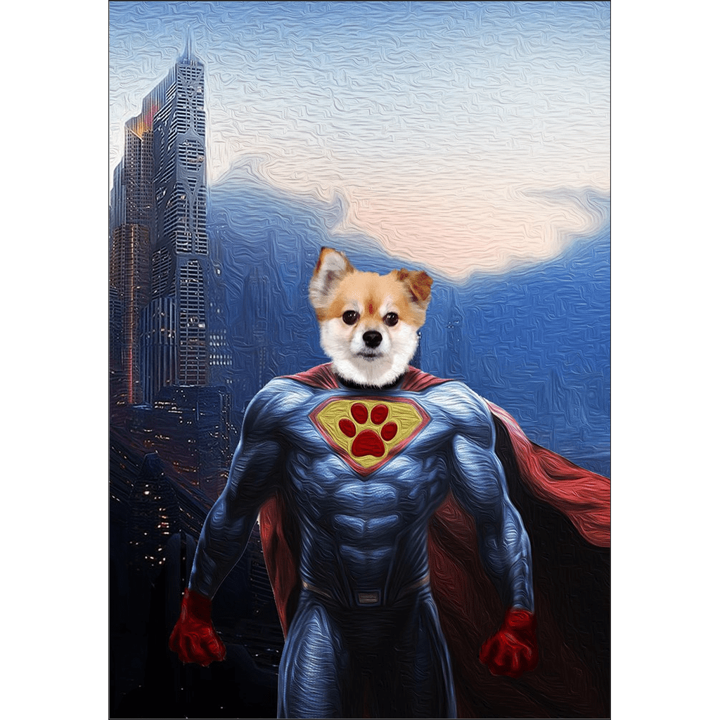 El Super Perro: Póster Perro Personalizado