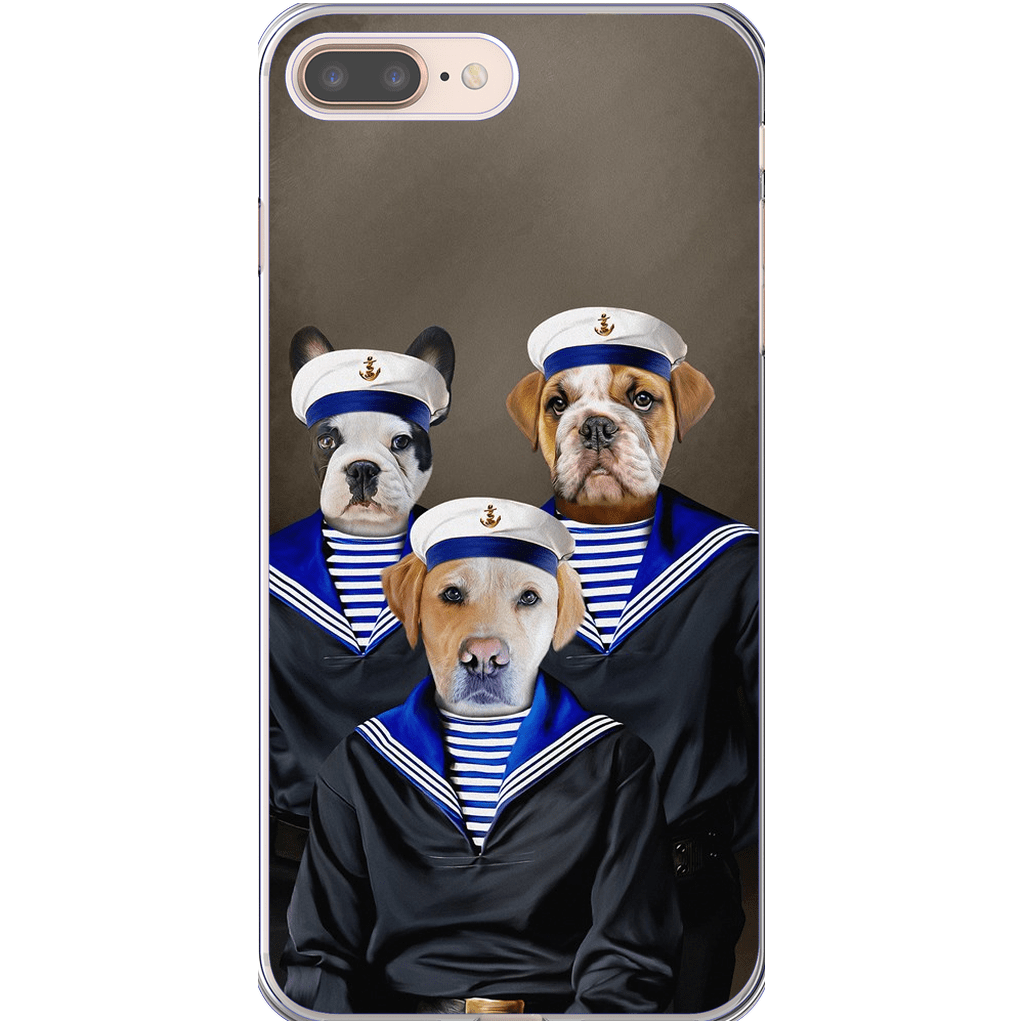 &#39;The Sailors&#39; Personalized 3 Pet Phone Case