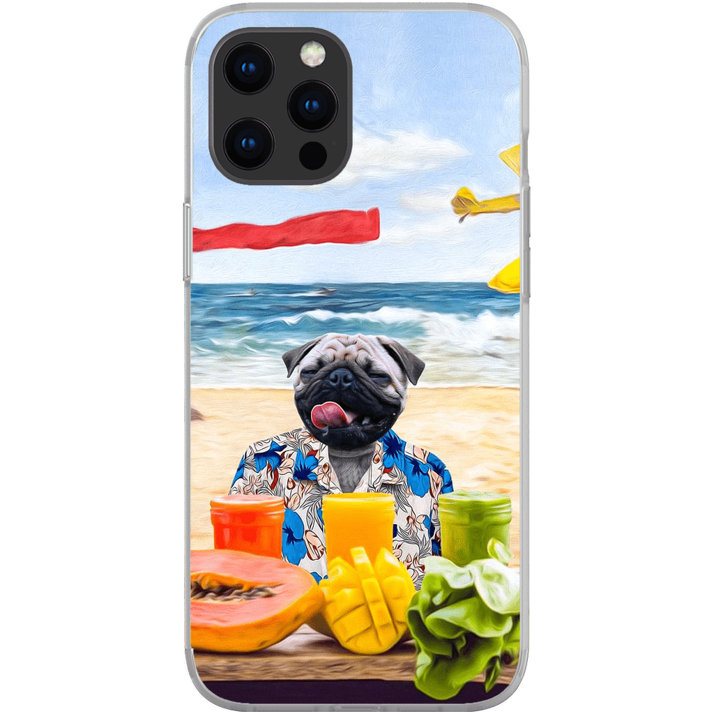 &#39;The Beach Dog&#39; Personalized Phone Case