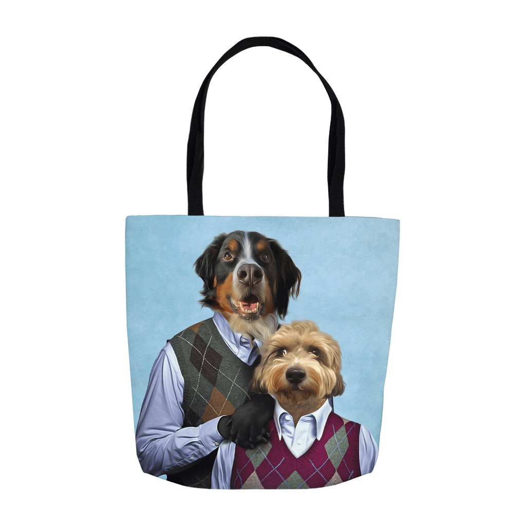 Bolsa de mano personalizada para 2 mascotas &#39;Step Doggo &amp;amp; Doggette&#39;