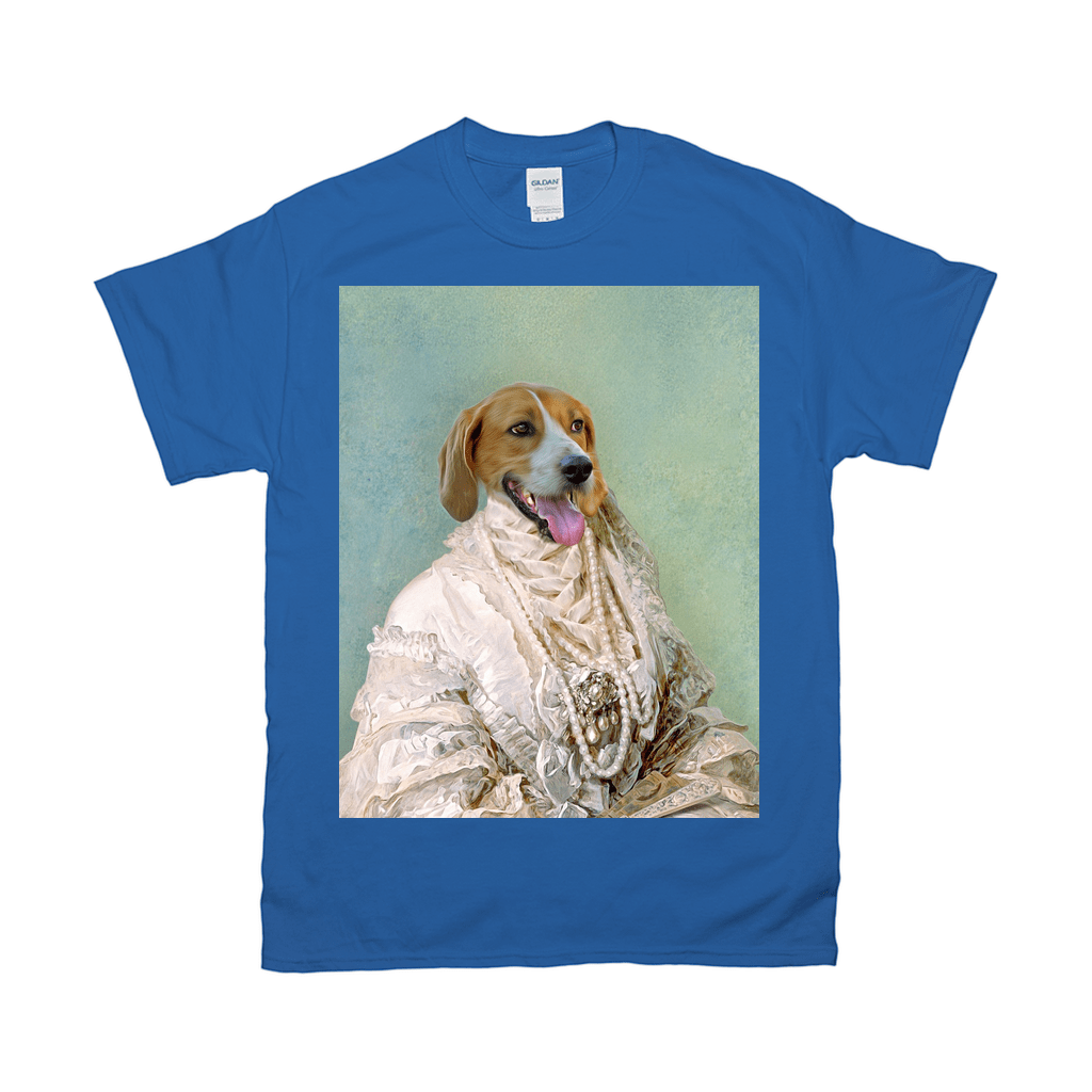 &#39;The Pearled Dame&#39; Personalized Pet T-Shirt