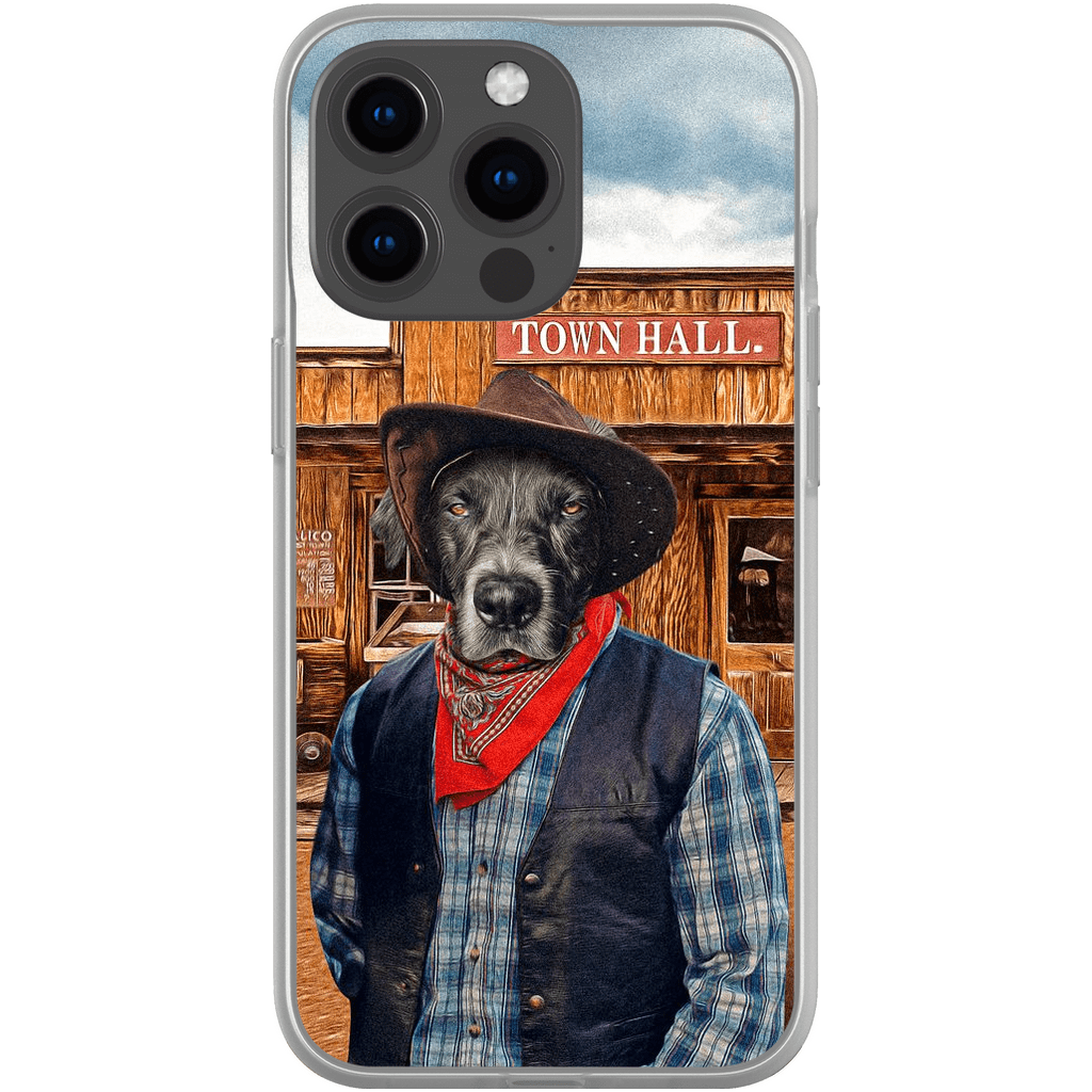 &#39;The Cowboy&#39; Personalized Phone Case