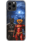 'Batdog & Flash Doggo' Personalized 2 Pet Phone Case