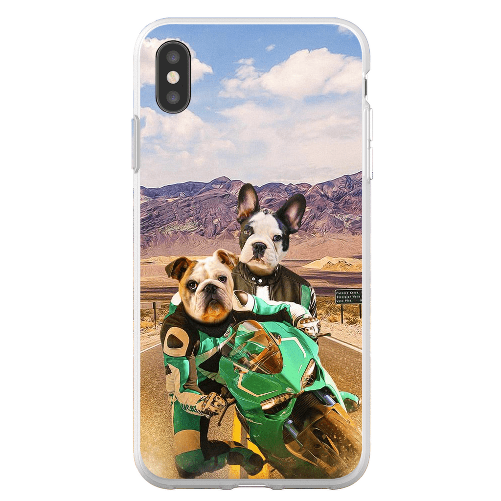 &#39;Kawadawgi Riders&#39; Personalized 2 Pet Phone Case