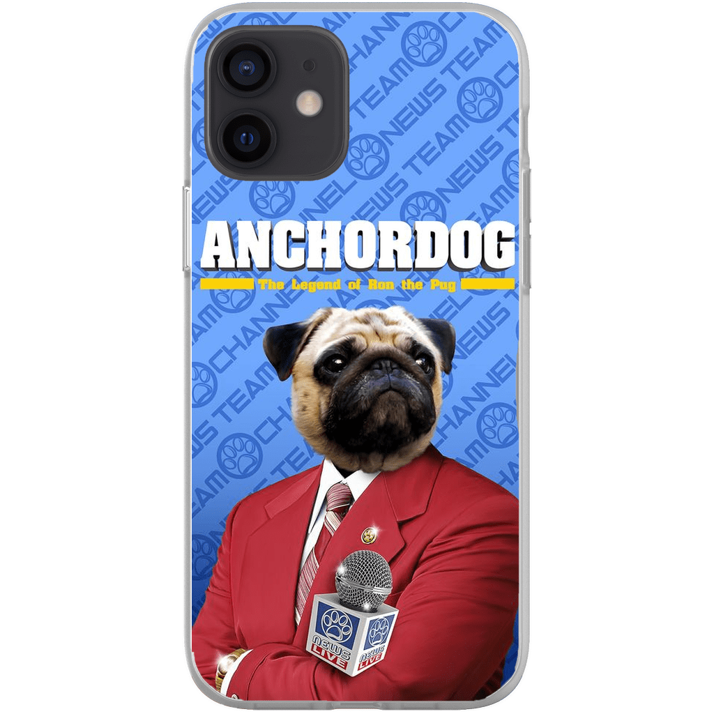 &#39;Anchordog&#39; Personalized Phone Case