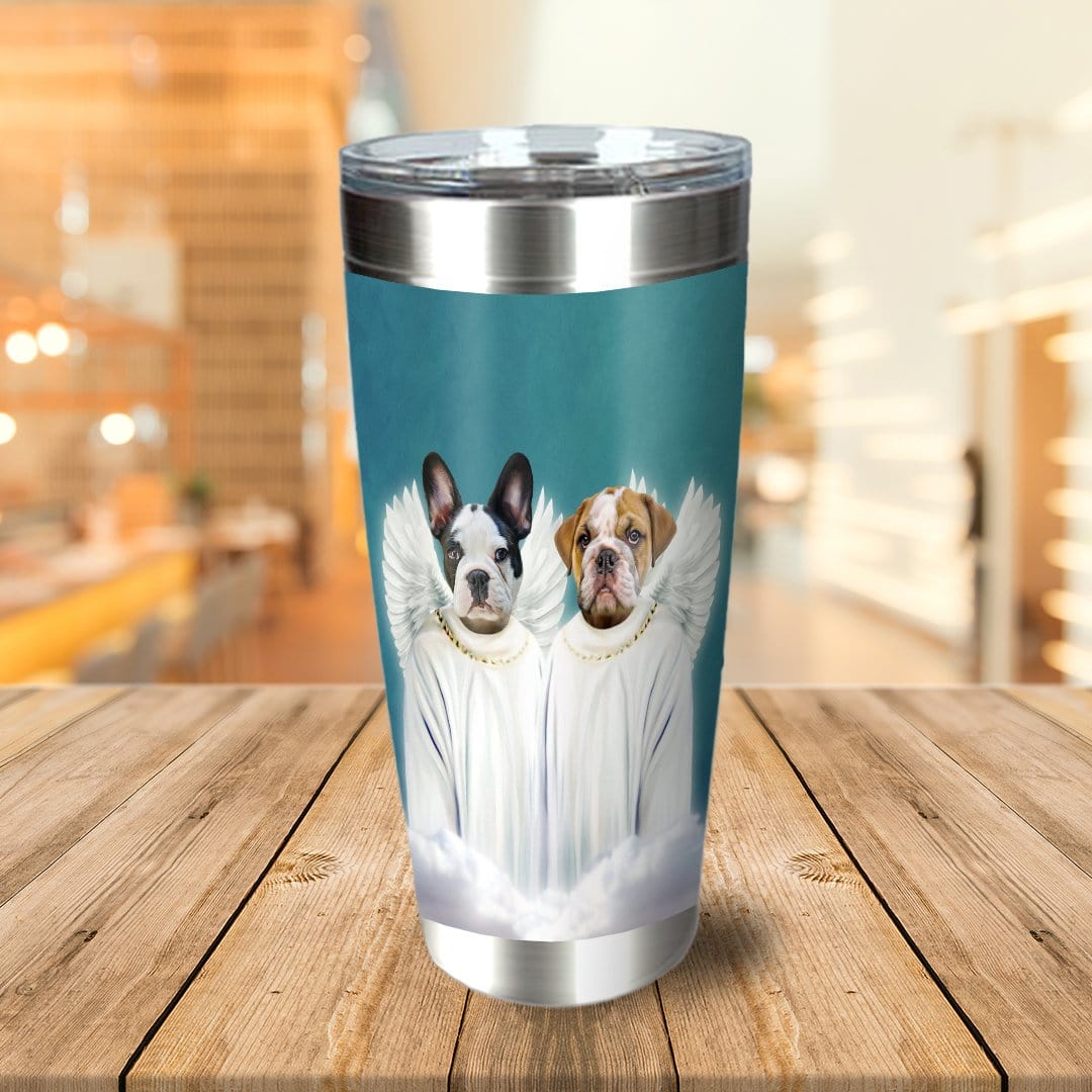 2 Angels Personalized Pet Tumbler