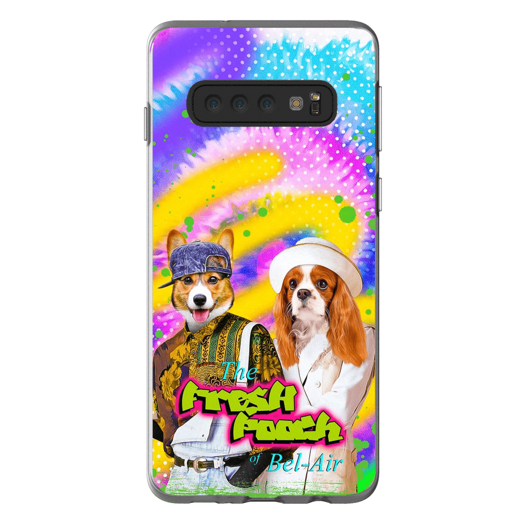 Funda personalizada para teléfono con 2 mascotas &#39;The Fresh Pooch&#39;