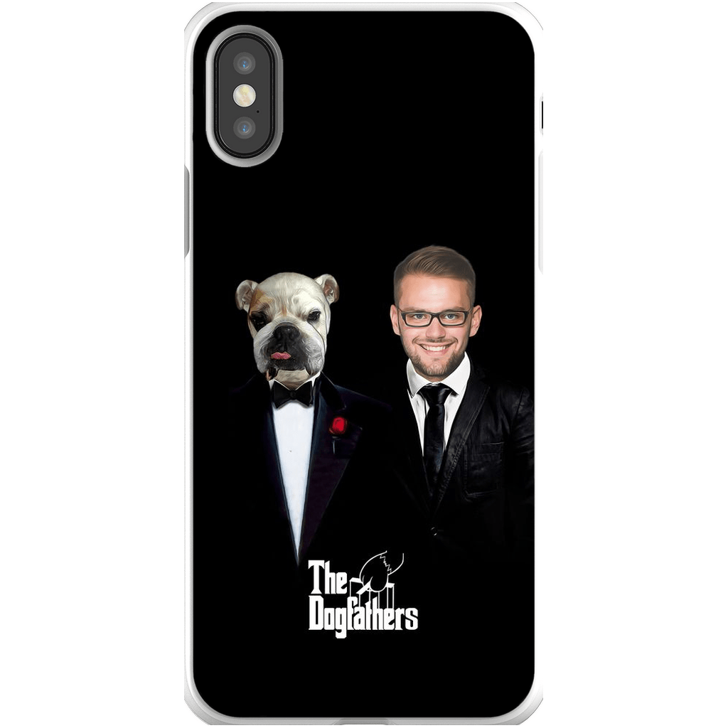 Funda personalizada para teléfono humano o mascota &#39;The Dogfathers&#39;