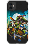 'Teenage Mutant Ninja Doggos' Personalized 3 Pet Phone Case