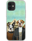 'American Pawthic' Personalized 2 Pet Phone Case