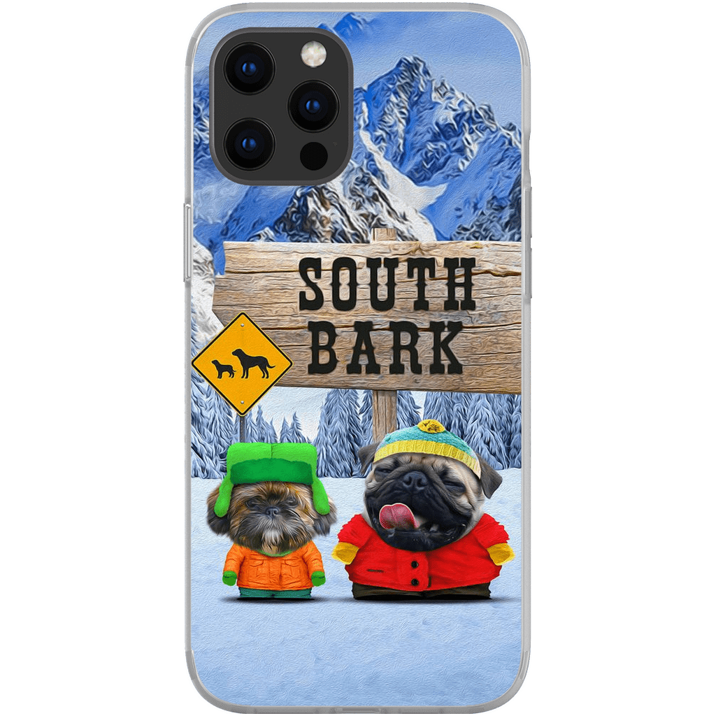 &#39;South Bark&#39; Personalized 2 Pet Phone Case