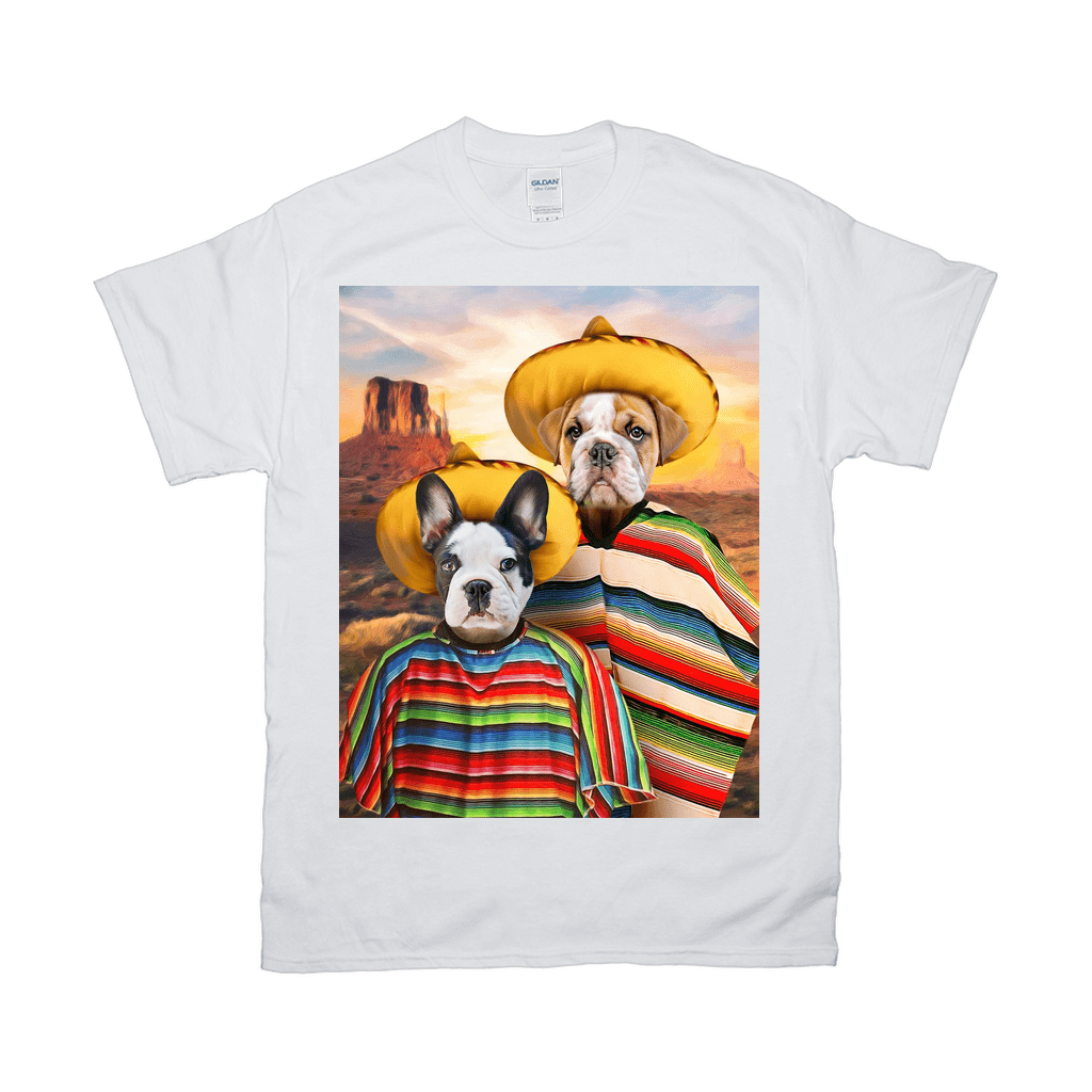 Camiseta personalizada para 2 mascotas &#39;2 Amigos&#39; 