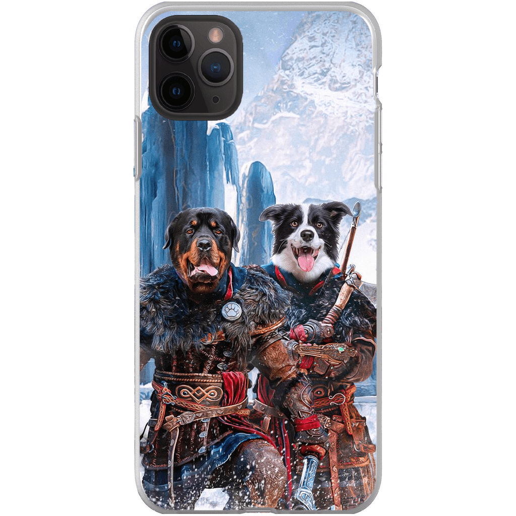 &#39;The Viking Warriors&#39; Personalized 2 Pet Phone Case