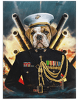 'The Marine' Personalized Pet Blanket