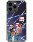 '1980s Lazer Portrait Pet(Female)/Human(Male)' Personalized Phone Case