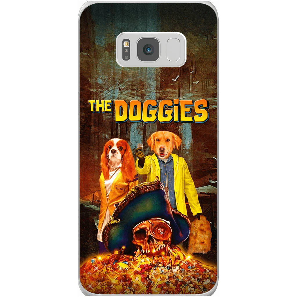 &#39;The Doggies&#39; Personalized 2 Pet Phone Case