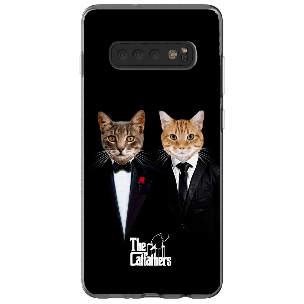 &#39;The Catfathers&#39; Personalized 2 Pet Phone Case