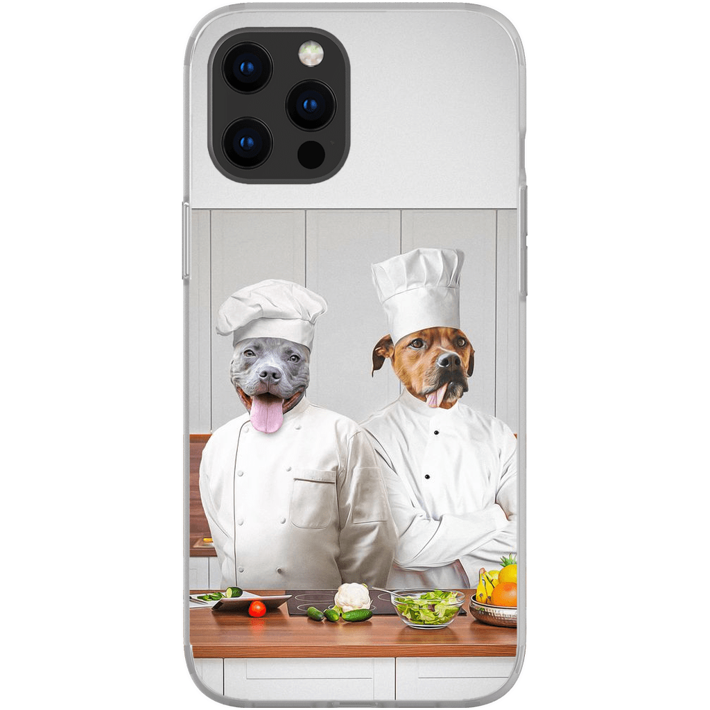 &#39;The Chefs&#39; Personalized 2 Pet Phone Case