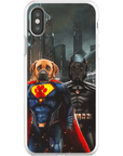 'Superdog & Batdog' Personalized 2 Pet Phone Case