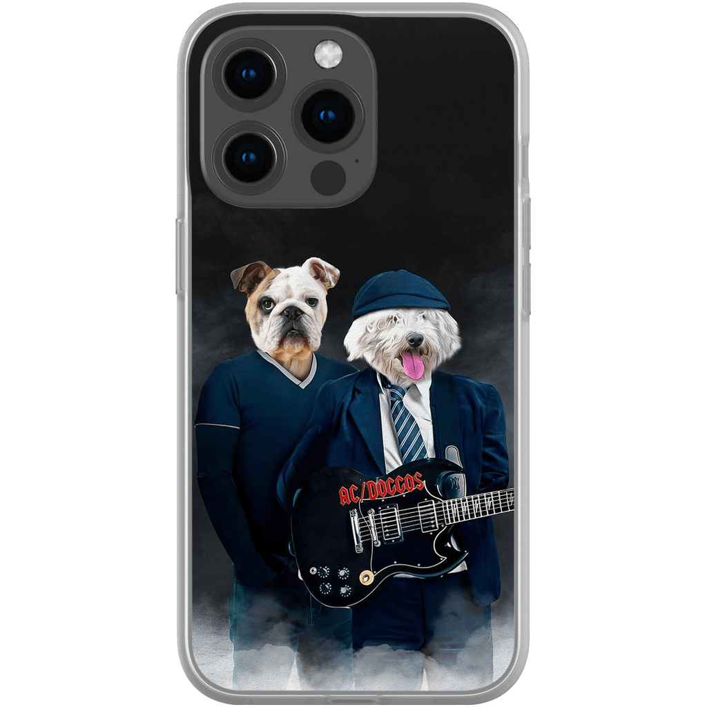 &#39;AC/Doggos&#39; Personalized 2 Pet Phone Case